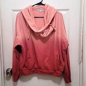 Young Fabulous & Broke Pink Ombre Pullover Hoodie